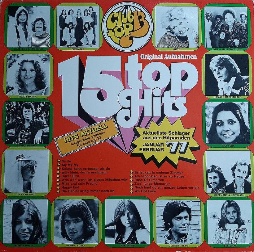 Club TOP 13 - 15 aktuelle Hits 1977 January-February (LP)