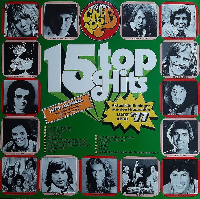 Club TOP 13 - 15 aktuelle Hits 1977 März-April (LP Germany)