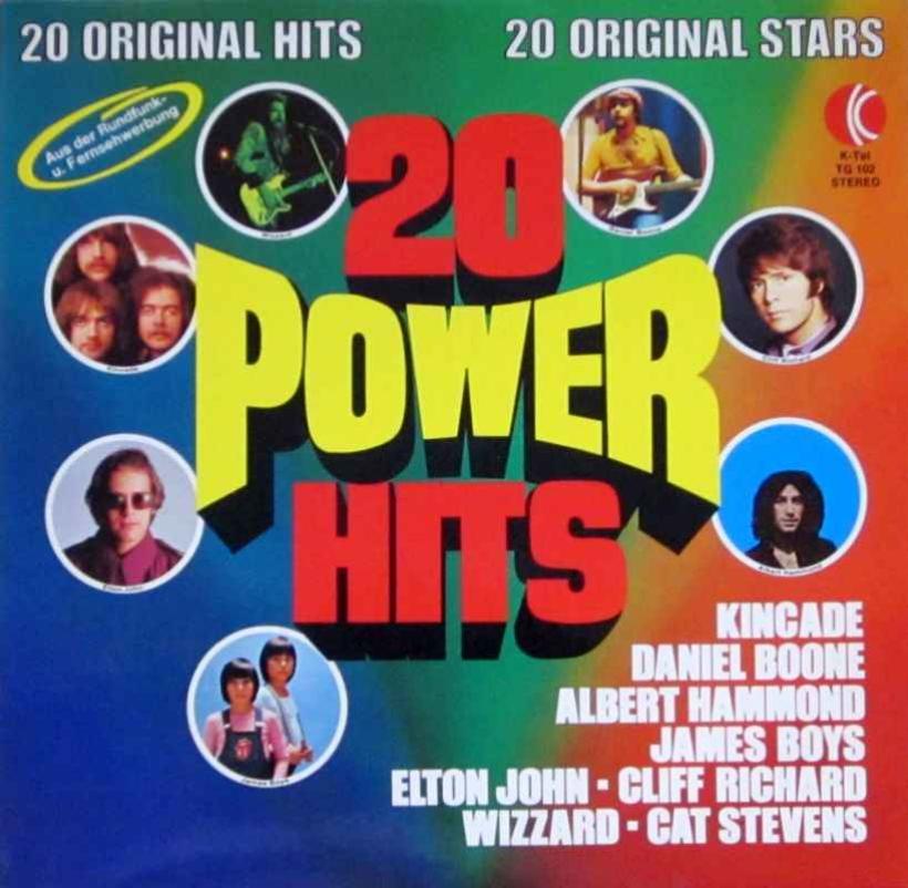 K-tel 20 Power Hits 1973 - 20 Original Hits & Stars (LP)