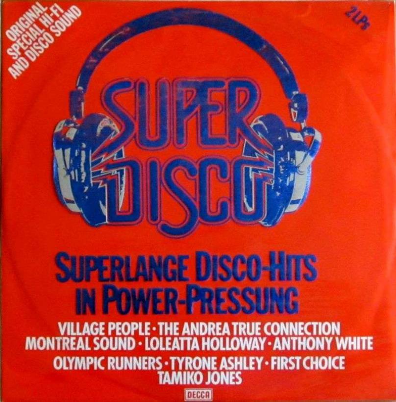 Super-Disco - Superlange Disco-Hits (2 Decca Vinyl-LPS)