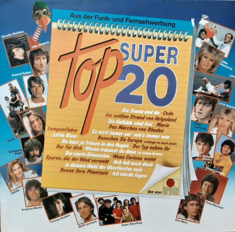 Top Super 20 - Aktuelle Schlagerhits 1983 (Ariola Vinyl-LP)