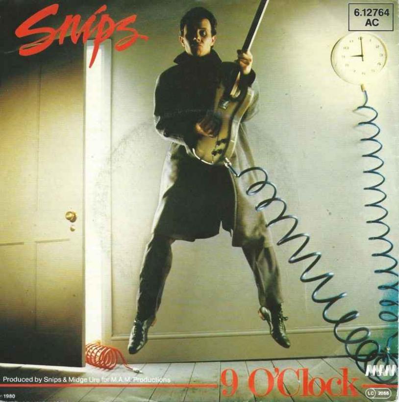 Snips - 9 O Clock: mit Promo Backcover (Single 1980)