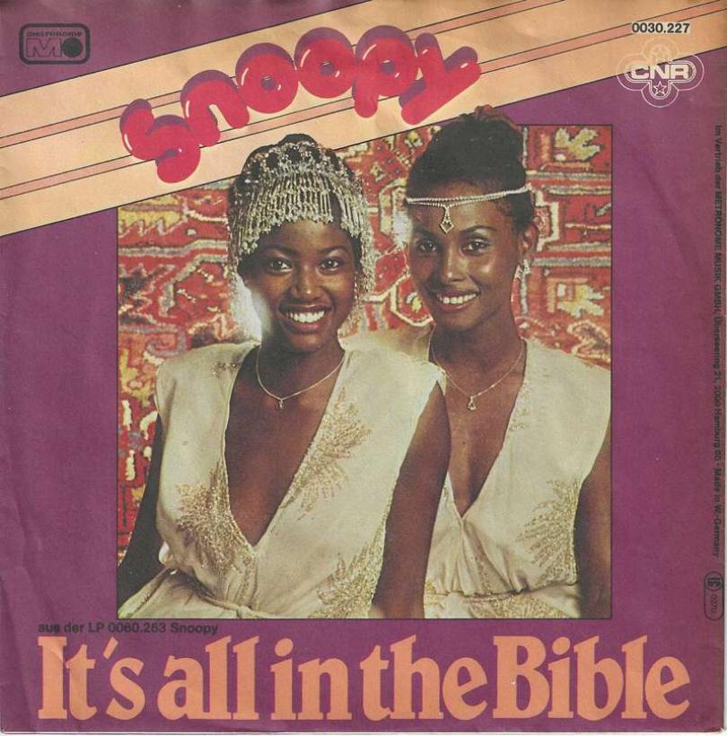 Snoopy - It's All In The Bible (7" Vinyl-Single Germany)