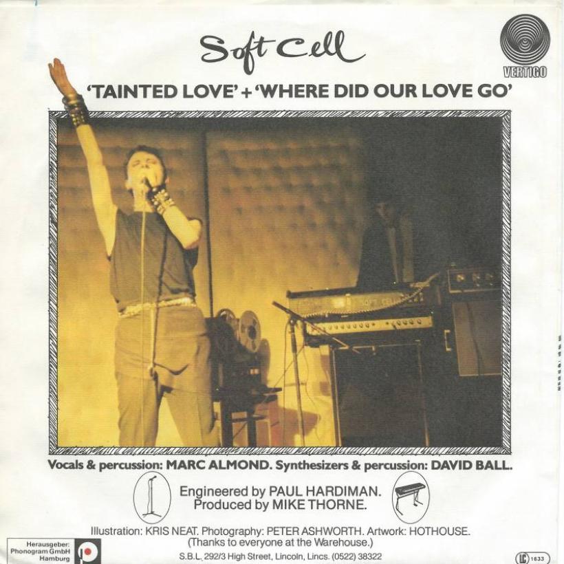 Soft Cell - Tainted Love (7" Vertigo Vinyl-Single back cover)