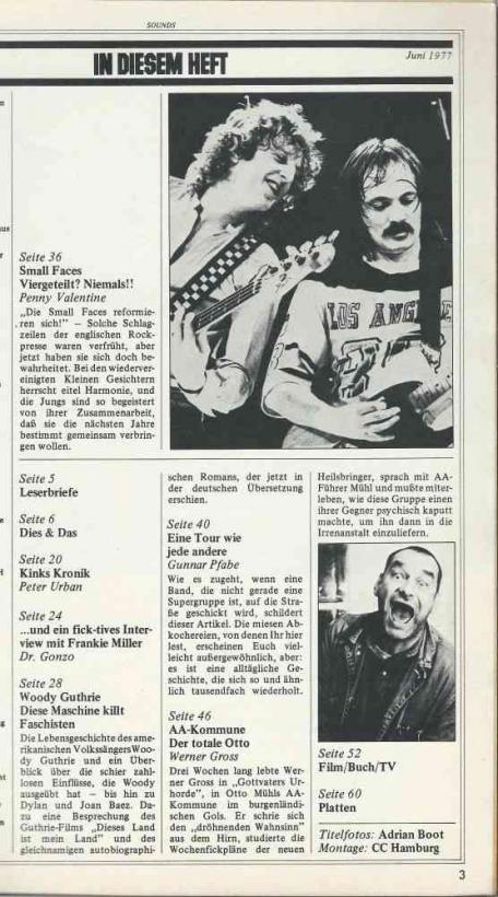 Sounds June 1977 content