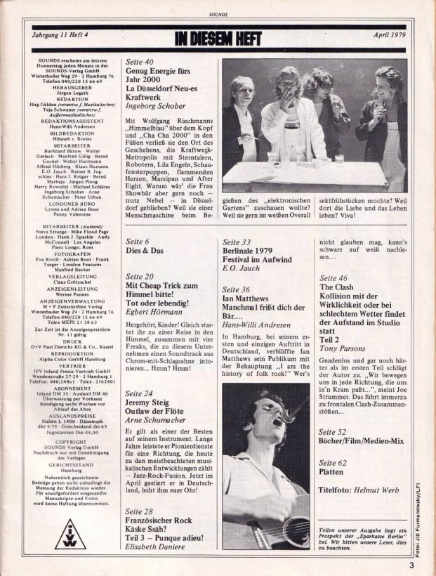 Sounds April 1979 index