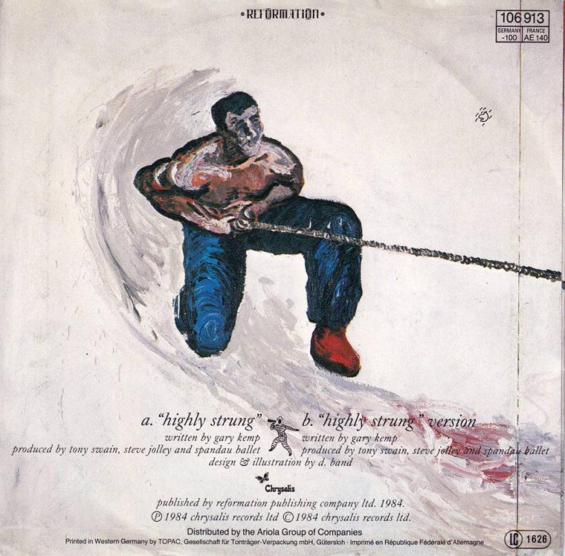 Spandau Ballet - Highly Strung (7" Rueckseite)