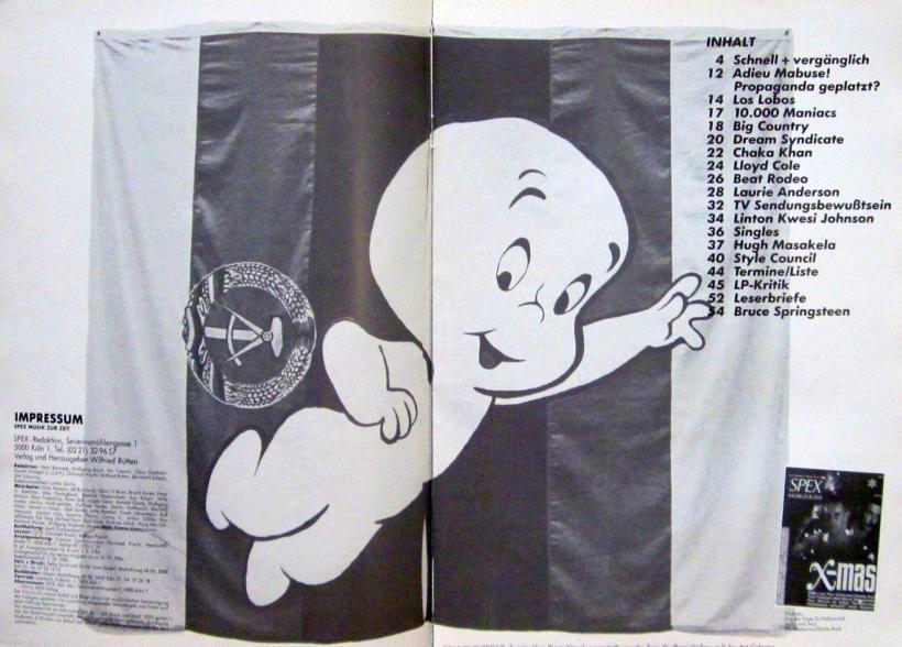 Spex 12/1984 Inhalt