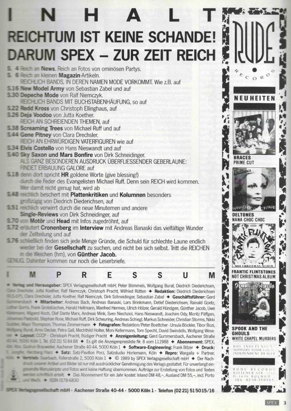 Spex 04/1989 content