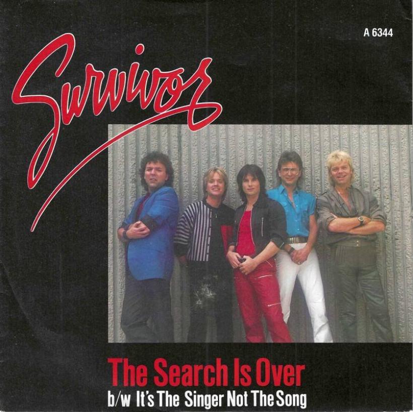 Survivor - The Search Is Over (7" Vinyl-Single England)