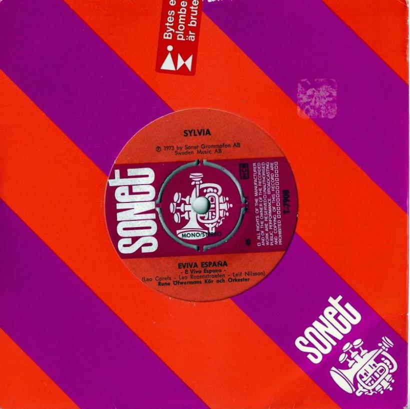 Sylvia - Eviva Espana (7" Sonet Vinyl-Single Sweden)