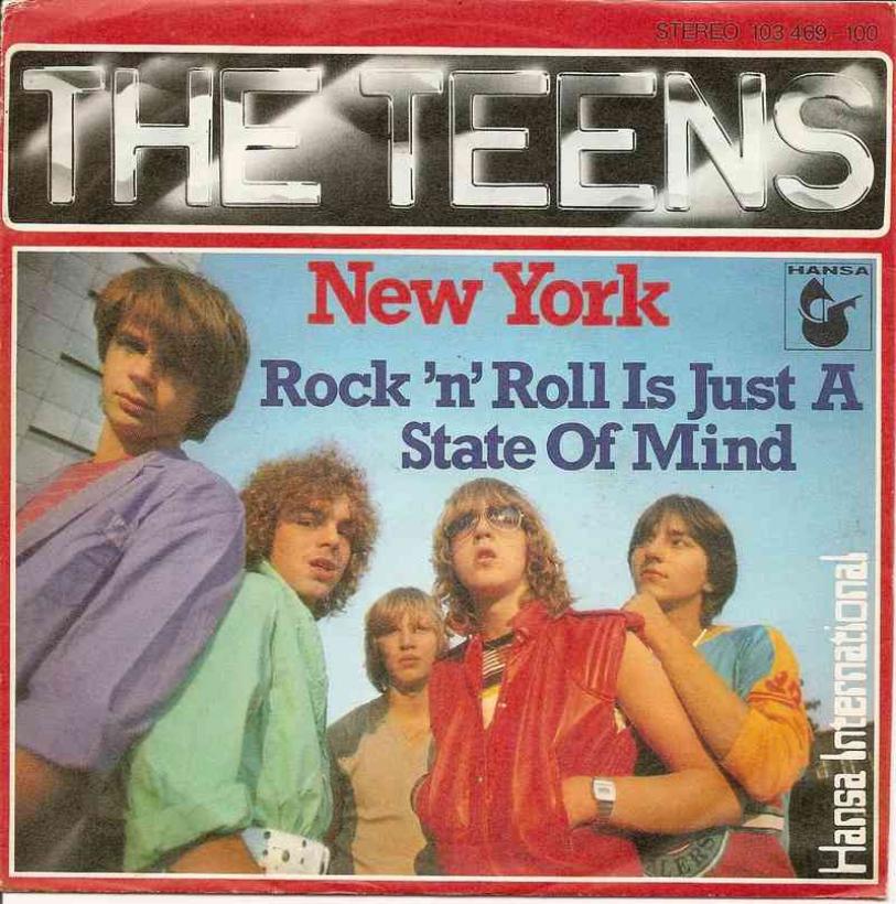 The Teens - New York (Hansa Vinyl-Single Germany 1981)