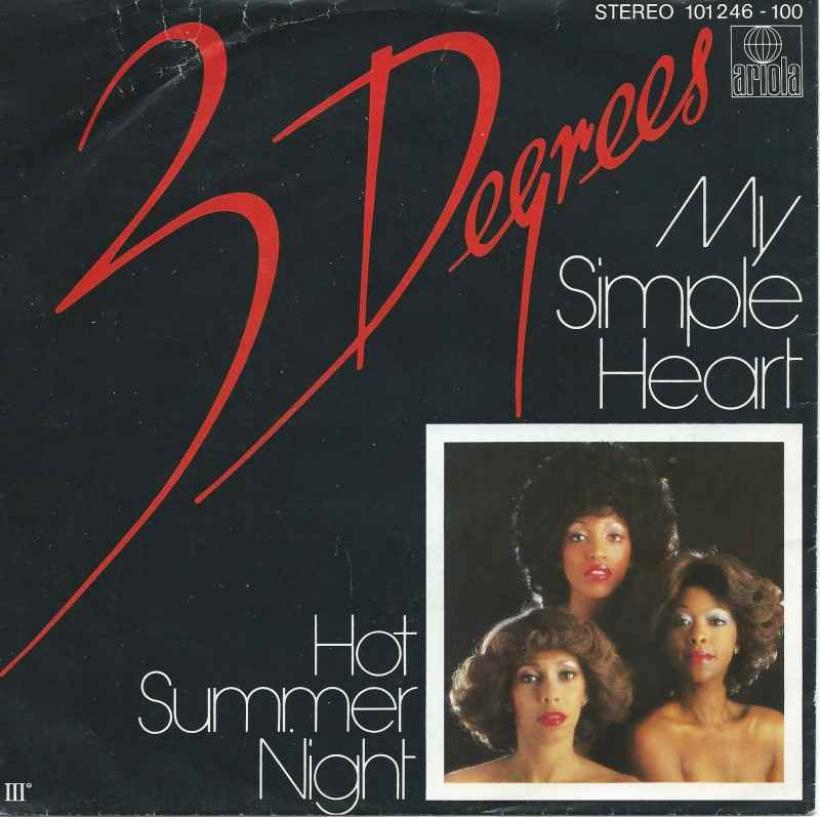 The Three Degrees - My Simple Heart (Vinyl-Single 1980)