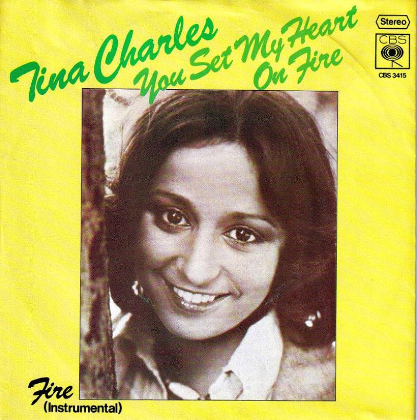 Tina Charles - You Set My Heart On Fire (7" CBS Single)