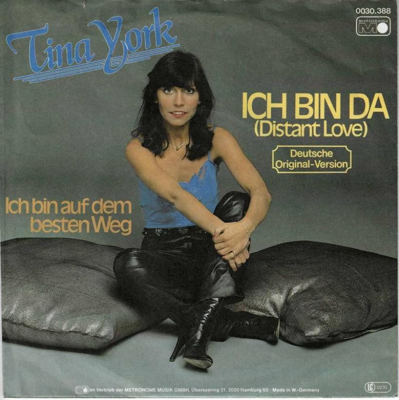 Tina York - Ich bin da (7" Metronome Vinyl-Single)