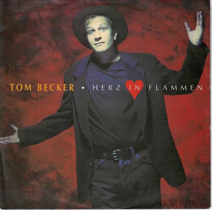 Tom Becker - Herz in Flammen (7" Ariola Vinyl-Single)