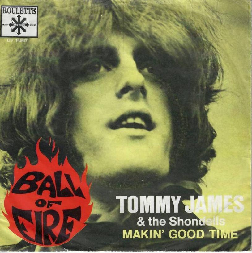 Tommy James & The Shondells - Ball Of Fire (7" Single)