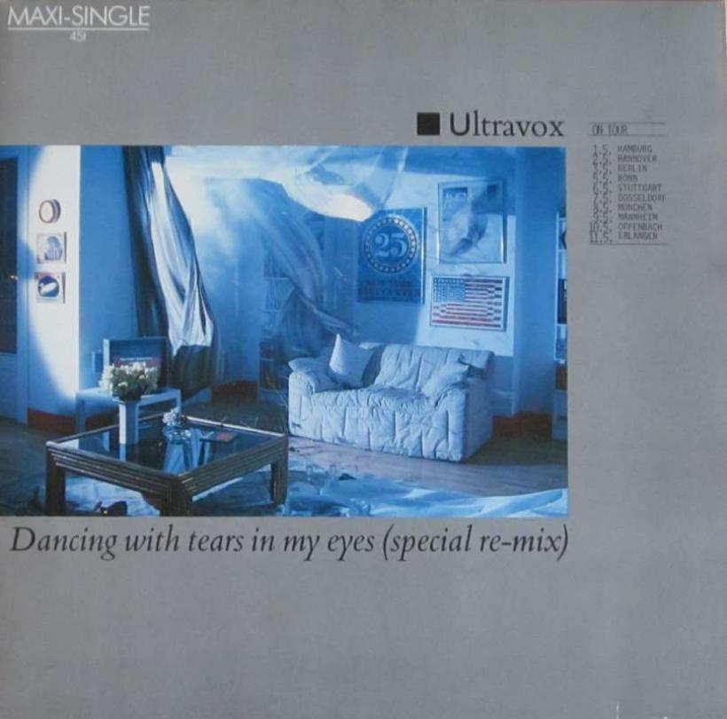 Ultravox - Dancing With Tears In...: Tour-Cover (12" Maxi)