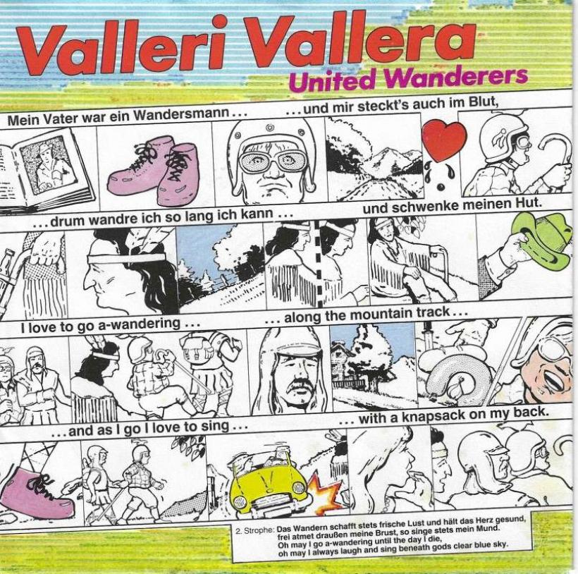 United Wanderers - Valleri Vallera (7" Single Germany)