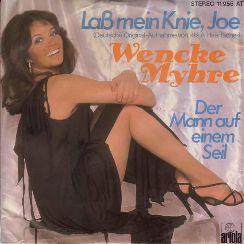 Wencke Myhre - Lass mein Knie Joe (7" Ariola Vinyl-Single)
