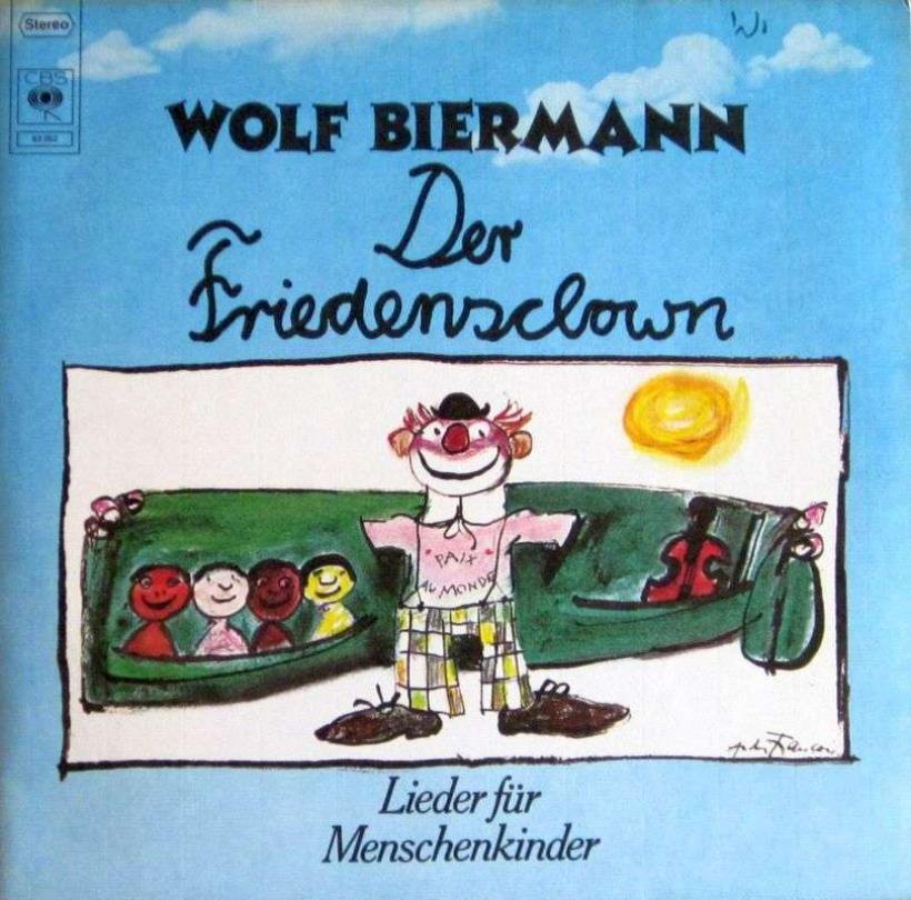 Wolf Biermann - Der Friedensclown (CBS Vinyl-LP Booklet)