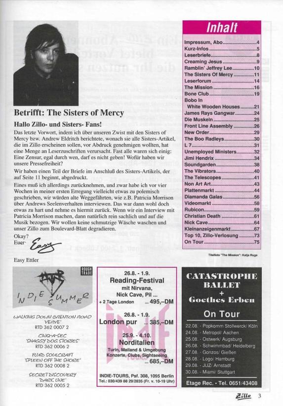 zillo 07 1992 Inhalt