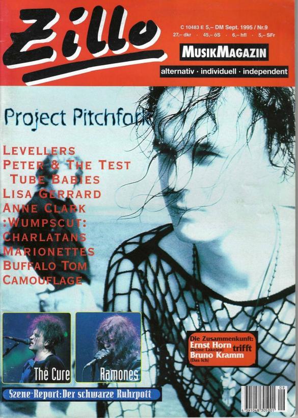 Zillo Musikmagazin 09/1995 Heftcover
