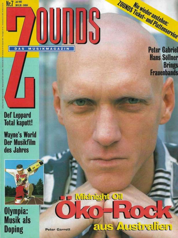 Zounds 07/1992 Heftcover