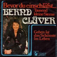 Bernd Clüver - Bevor du einschläfst (Hansa Single 1974)