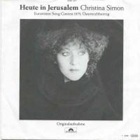 Christina Simon - Heute in Jerusalem (Single Germany)