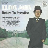 Elton John - Return To Paradise (Vinyl-Single Germany)