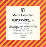 Maria Sommer - Cindy oh Cindy (Single Germany 1973)