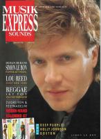 Musik-Express Sounds - January 1987 cover