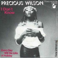 Precious Wilson - I Don't Know (Hansa Single Germany)