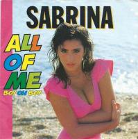 Sabrina - All Of Me: Boy Oh Boy (Vinyl-Single Germany)