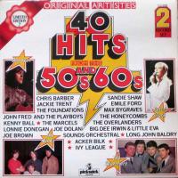 40 Hits From The 50s And 60s - Original Artists (DLP UK)