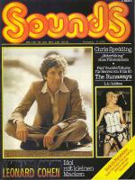 Sounds November 1976 cover